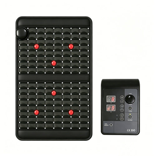 100x50 cm Infrared PEMF Mat Photon Seat Massage Heating Cushion Chair Massage Pad for Pain Relief