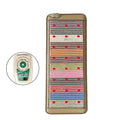 12 Color Crystal Stones Far Infrared Heating Mattress 50x150cm Yoga Pad Negative Ion Massage Mat Cushion Adjustable Time