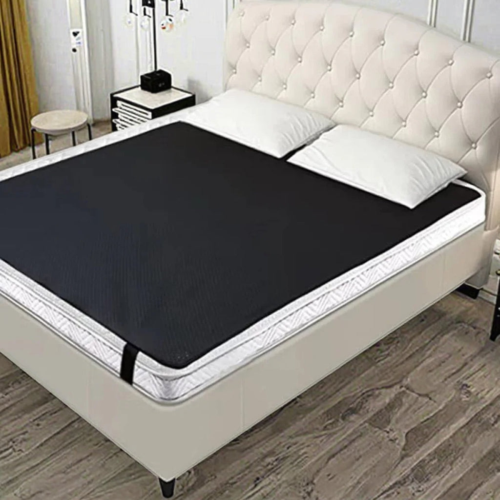 137x198cm Conductive Earthing Pad Grounding Sheet Set with 15 Foot Grounding Cord for Relief Stress & Relax