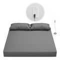 153x203CM / 193x203CM Skin Friendly Soft Cotton Grounding Sheet with 15 Foot Grounding Cord for Reduce Inflammation & Pa