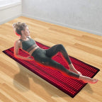160x70cm Full Body Red Light Therapy Mat Whole Body LED Light Yoga Pad with 1260 LEDs for Relief Joint & Speed Muscle Re