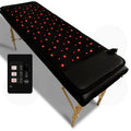 180x60cm Natural Crystal Agate Heated Massage Mattress Body PEMF/ENS Functions Industrial-Grade Controller 10,000+ Hours