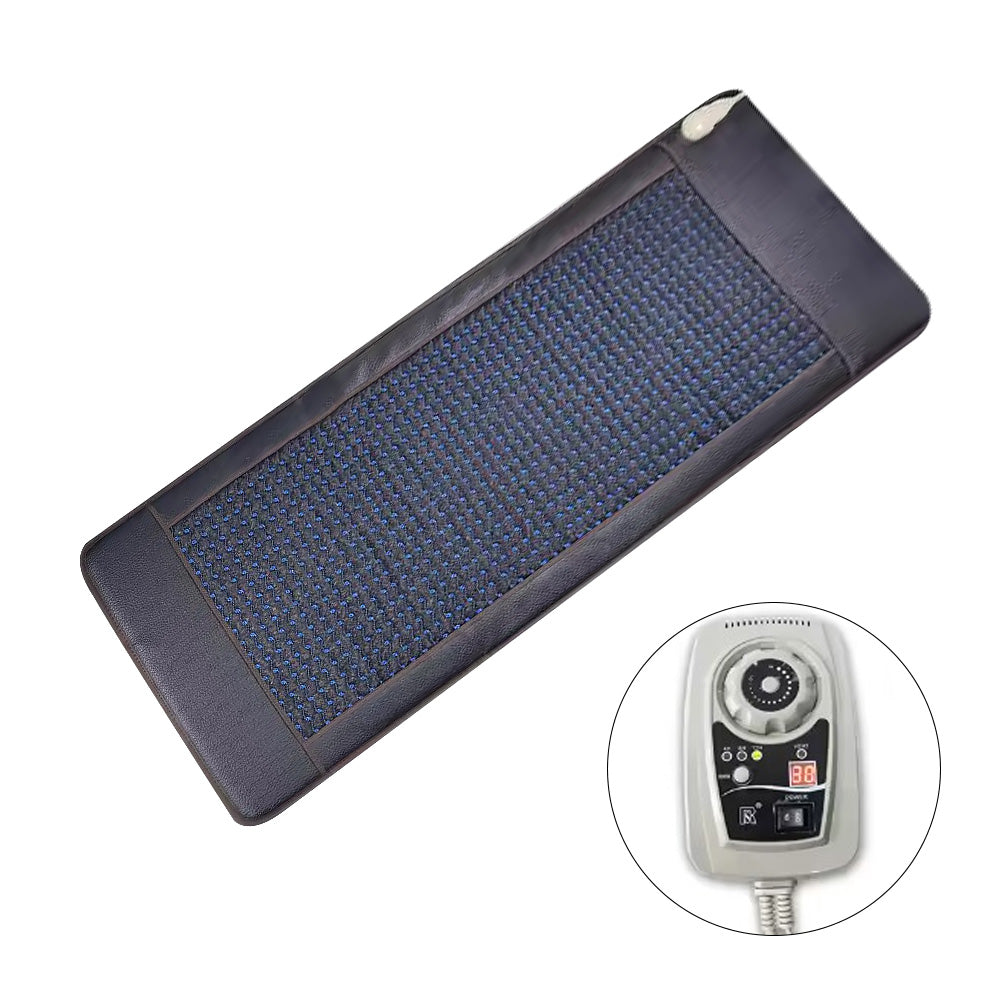 190x80cm Jade Heating Mattress Massage Bed With Heat Therapy of Natural Stone Mat to Relax Pain and Stress Massage Pad