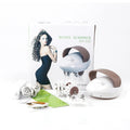 2 Heads 3D Manual-Wired Control ABS+TPR Drum Massager Body Trimmer Roller Anti-cellulite Massaging Slimmer Device