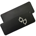 2 PCS 10x26.7 INCH Grounding Protection Mat for Reduced Stress & Relief Tension 25x68CM Grounding Yoga and Fitness Mat