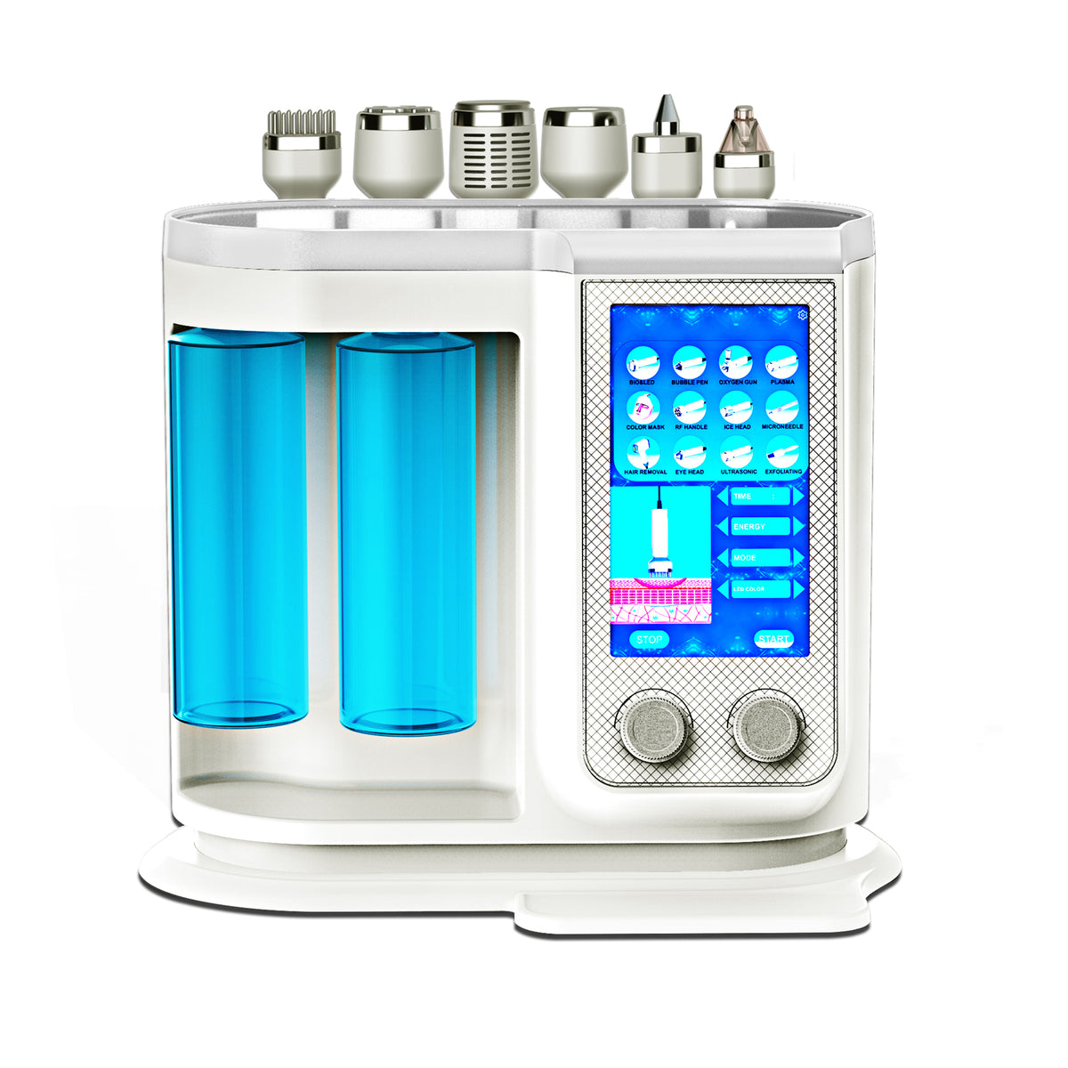 2023 Latest Design 6 in 1 Peeler Facial Peeling and Revitalizing Machine Microdermizer Cleaning Beauty Machine Ion Bubbl