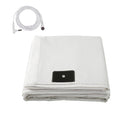 203x153cm Conductive Grounding Fitted Bed Sheet Earthing Sleep Mat with 4.5m Grounding Cord for Improve Sleep & Relieve 