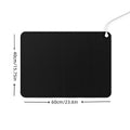 40x60 cm Grounding Foot Mat with Ground Connection Cord Portable Earthing Pad Relax Body Mouse Pad for Home