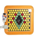 45x45 cm Heating Photon Infrared Therapy Cushion Tourmaline Natural Stone Chair Massage Mat Household Red Light Seat Pad