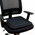 45x45CM Far Infrared PEMF Heating Seat Mat Mini Hot Gemstone Amethyst Pad Negative Ions Natural Crystal