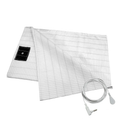 60x265cm Grounding Bed Sheets with 15ft Earthing Cord Premium Cotton & Silver Threads for Body Stress Relief and Improve