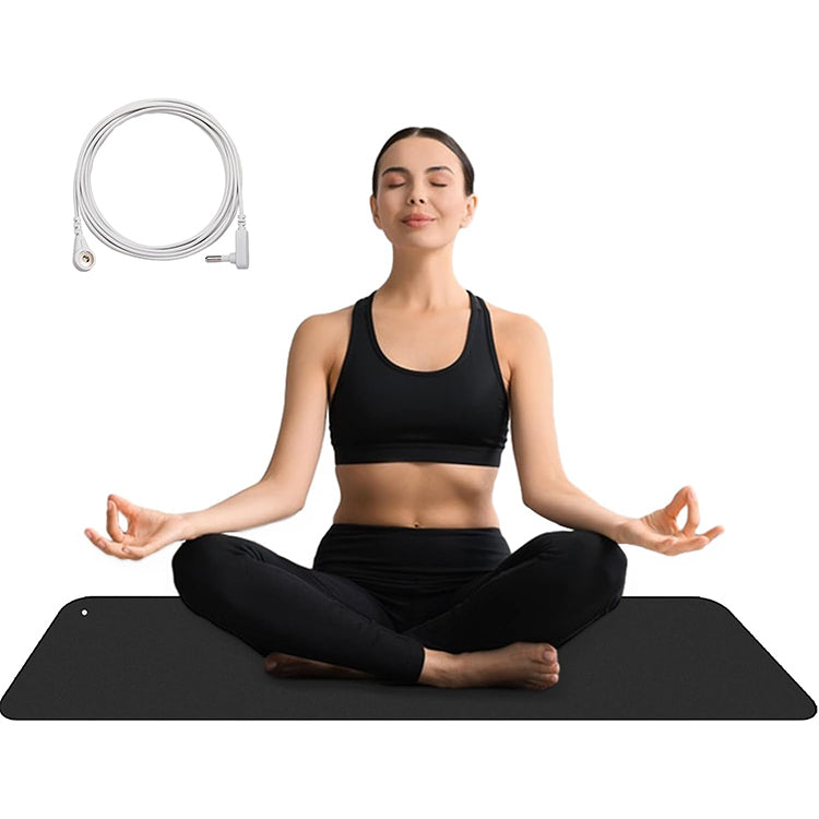60x90CM Earth Connected Grounding Yoga Pad Grounded Therapy Earth Mat With 4.5M Cord for Pain Relief Inflammation Wellne