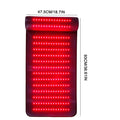 660nm 850nm Infrared Red Light Therapy Mat with 3-in-1 Beads and Neck Support NIR LED Red Massage Blanket Full Body Pain