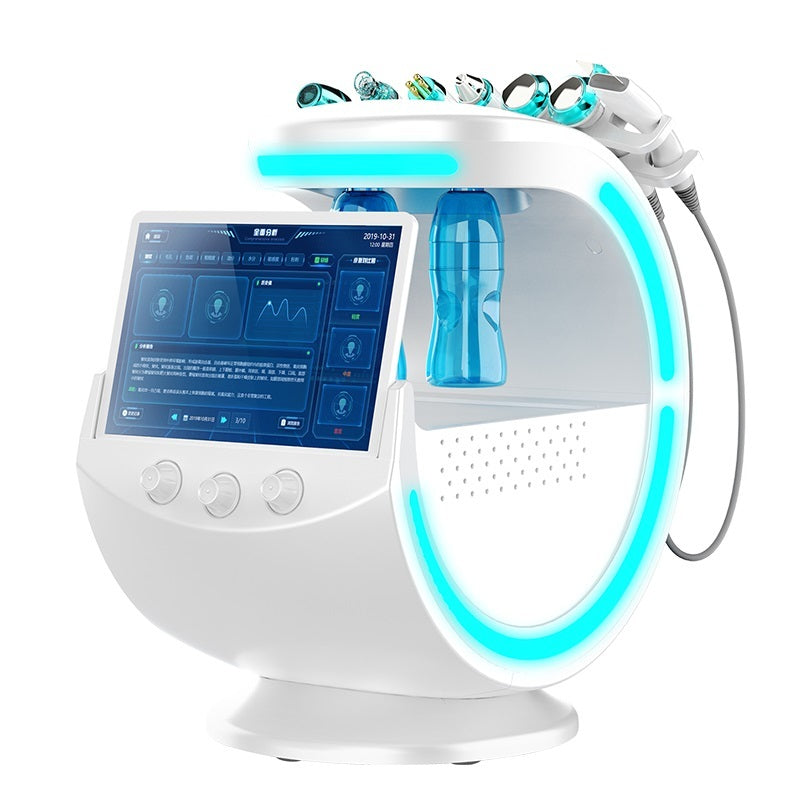7-in-1 Hydrodermabrasion Microdermabrasion Facial Machine Skin Care Small Oxygen Hydrogen Bubble Hydrogenation Beauty De