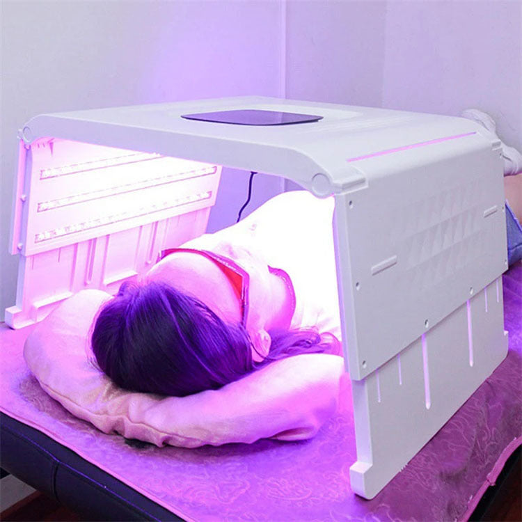7 Color LED PDT Face Wrinkle Remover Foldable Facial Skin Rejuvenation Light Hands Feet Body US Plug Salon Spa