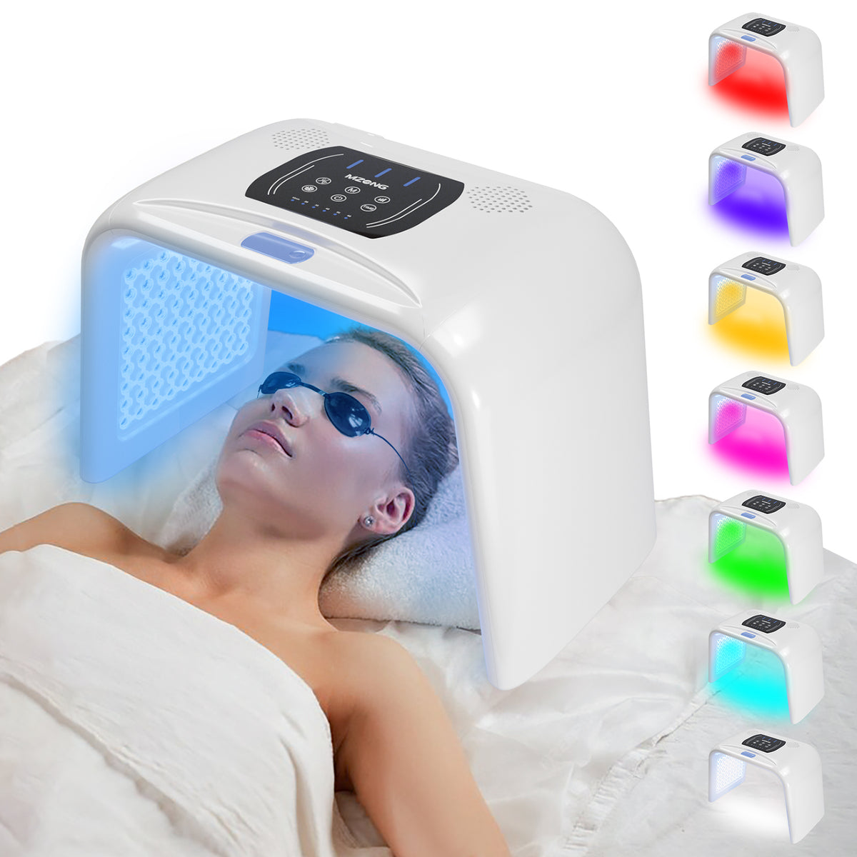 7 Colors Facial Mask Beauty Light Therapy Machine Spray Led Treatment Light PDT Facial Beauty Machine SPA Facial Body Sk