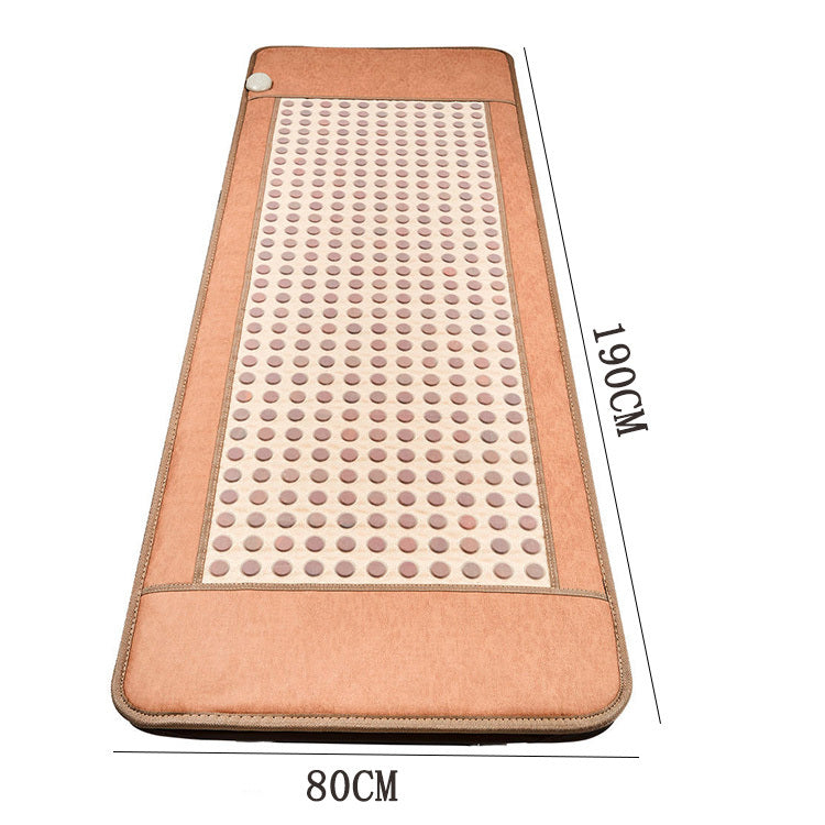 80x190 CM Electric Comfortable Natural Jade Heating Massage Mattress Full Body Infrared Physiotherapy Mattress Online Te