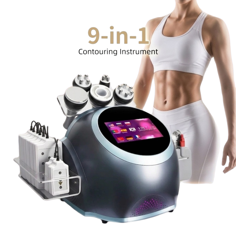 9-in-1 Body Shaping & Skin Tightening System Multi-functional Contouring Instrument with Touch Screen for Body Slimming 