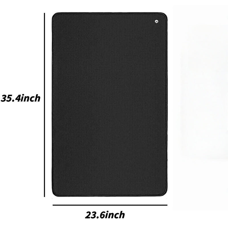 90x60cm Conductive Grounding Mat Earthing Fitted Pad with 15FT Grounded Cord for Relief Pain Promote Blood Circulation
