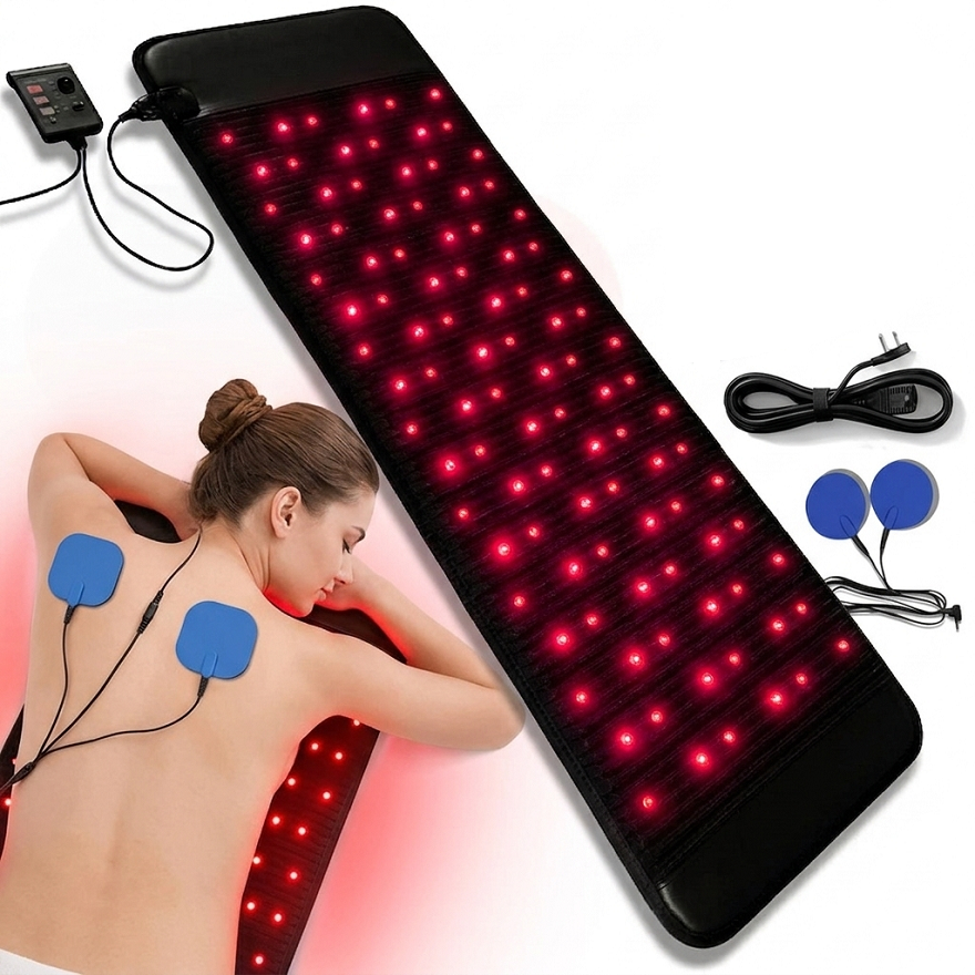 Advanced Full Body PEMF Mat with Infrared Heat TENS Massage Wellness Mattress for Home Spa Relaxation