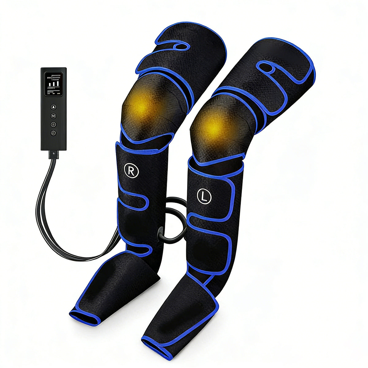 Air Compression Recovery Boots with 6 Modes for Leg Muscle Relax Release Relieves Foot Fatigue Heated Leg Massager