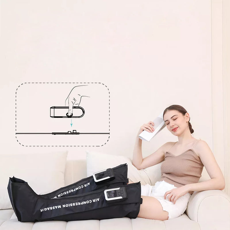 Air Wave Compression Leg Massager Suitable for Enhancing Blood Circulation,Reducing Swelling, and Soothing Tired Muscles