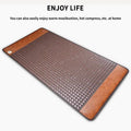 Best Selling Jade Tourmaline Stone Heating Massage Mattress Large Size 190x100 CM Therapy Mat for Full Body Relaxation