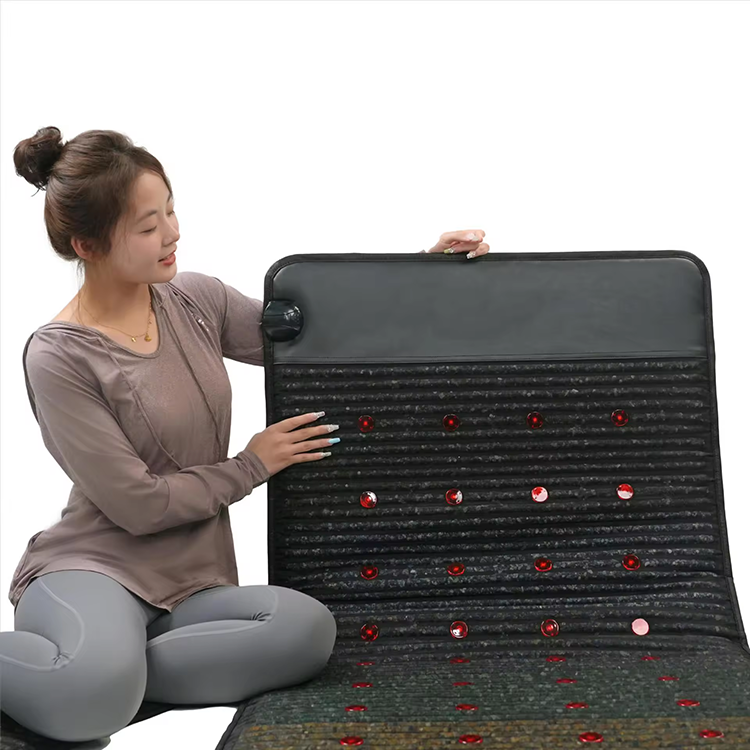 Black Crystal Heating Matress Thermal Jade Bed Heated Mat Infrared Heated Photon Amethyst Pad
