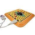Colorful 45x45cm Home Use Natural Jade Thermal Heating Massage Cushion Deep Heating Massage Mat for Relief Pain & Fatigu