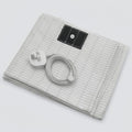 Conductive Silver Fiber Grounding Fitted Sheet Anti-static Earthing Sheet Kit for Relief Pain Improve Sleep Single / Que