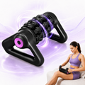 Electric Handhold Rolling Percussive Massager Automatic Full Body Massage Fitness Roller for Fitness Recovery Muscle Rel