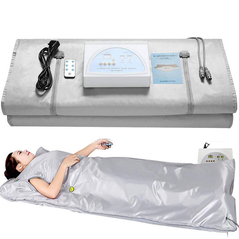Fat Burning Sauna Blanket with Remote Control Spa Detox Therapy Full Body Heating Blanket for Relaxation & Stress Relief