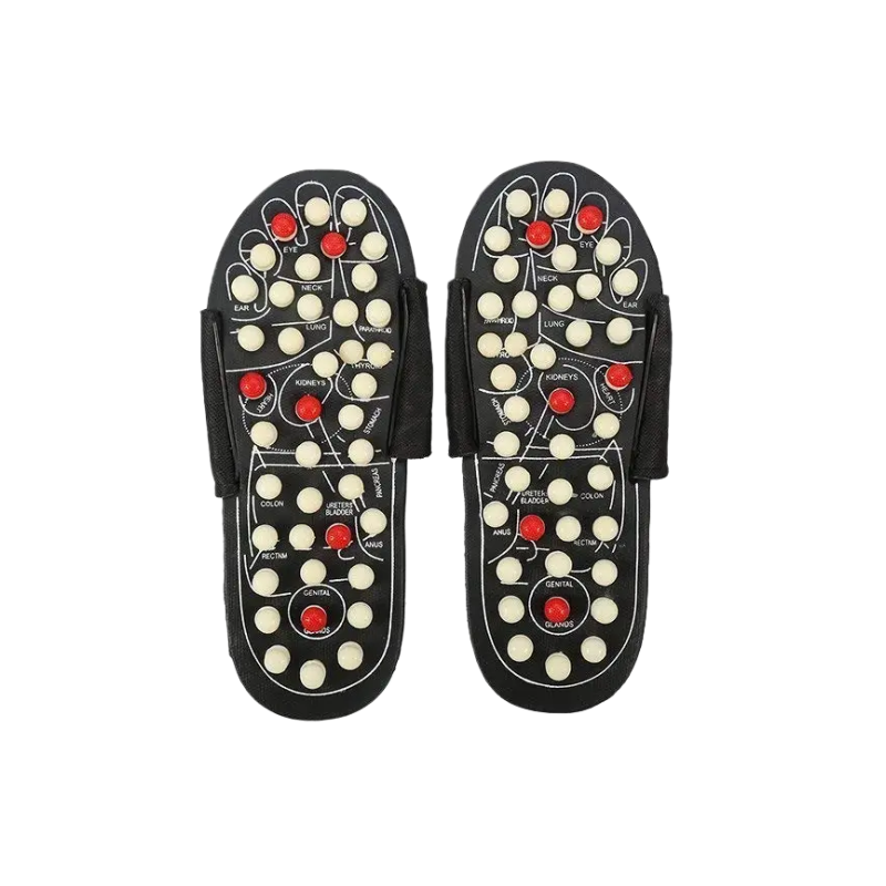 Foot Acupressure Massage Slipper Acupoint Massage Therapy Slippers with 4 Size for Feet Sole Acupoint Massage Blood Circ
