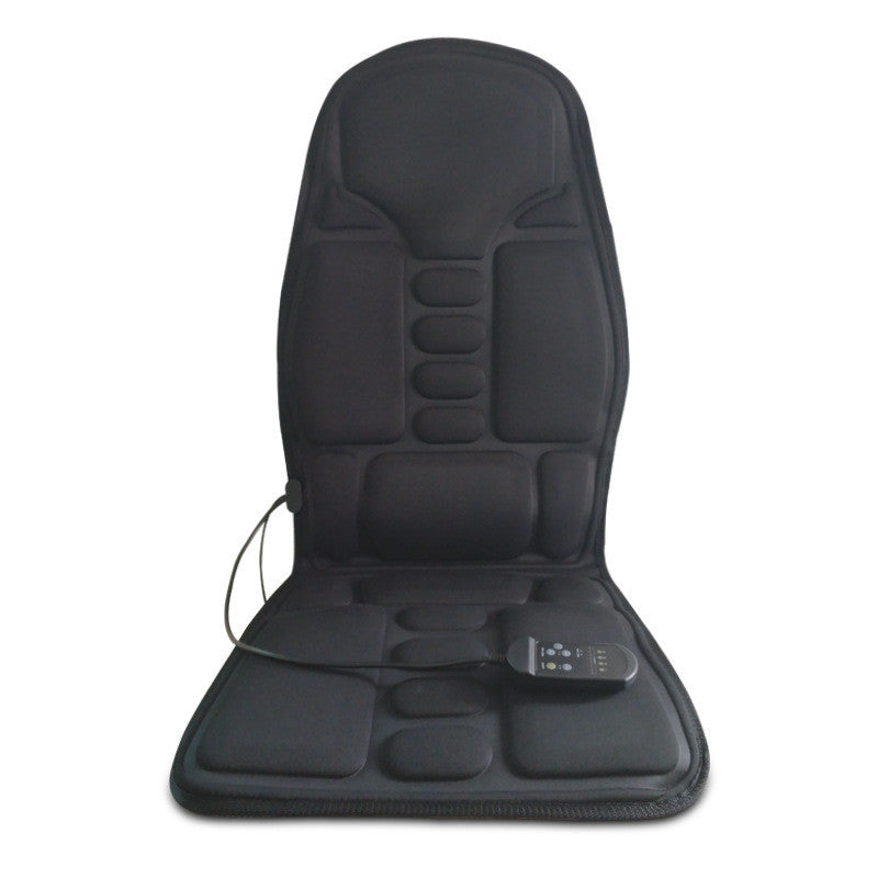 Full-Body Back Neck Waist Infrared Therapy Heated Massage Electric Vibrator Cushion Seat Car Home Office Massage Chair P