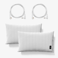 Grounding Massage Pillowcase with Silver Fiber & Soft Cotton Earthing Pillow Cover for Better Sleep Improve Energy