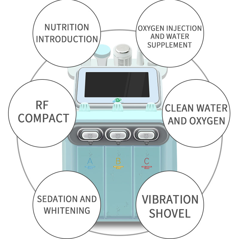 6-in-1 Hydra Facial Machine for Professional Skincare