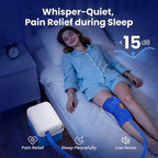 Knee Cold Compression Machine with Quiet Pump Cryotherapy Ice Cool Therapy Device for Knee Joint Recovery