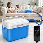 Knee Cold Compression Machine with Quiet Pump Cryotherapy Ice Cool Therapy Device for Knee Joint Recovery