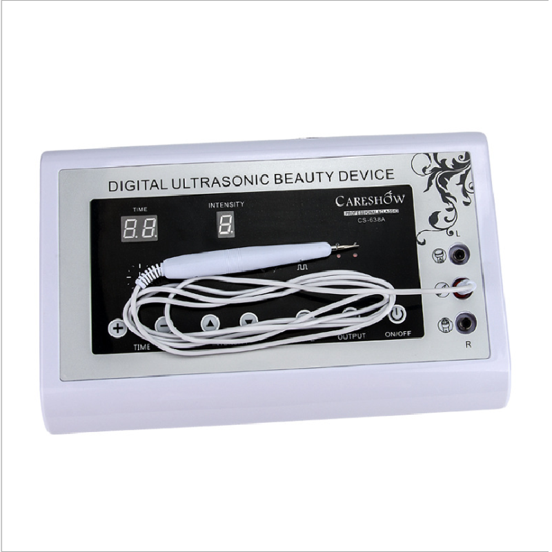 High Frequency Vibration Device 3-in-1 Multifunction Ultrasonic Desktop Metal Beauty Equipment for Wrinkle and Spot Removal