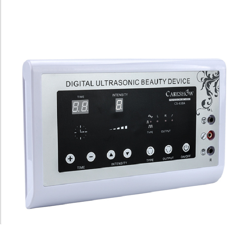 High Frequency Vibration Device 3-in-1 Multifunction Ultrasonic Desktop Metal Beauty Equipment for Wrinkle and Spot Removal