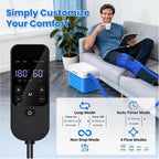Knee Cold Compression Machine with Quiet Pump Cryotherapy Ice Cool Therapy Device for Knee Joint Recovery