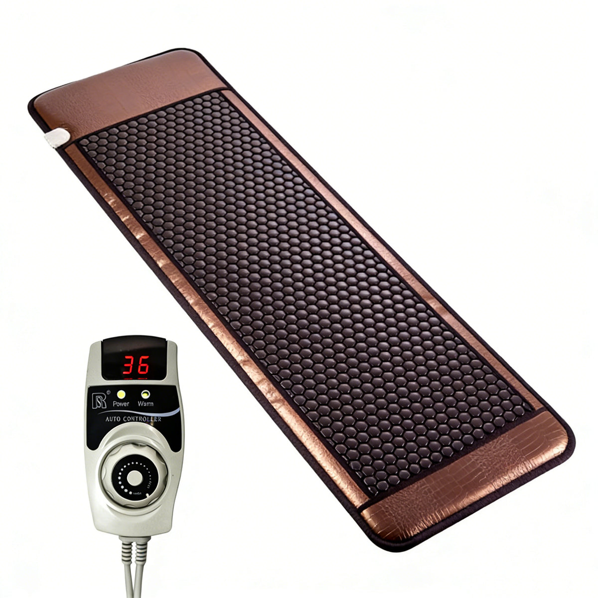 Heated Tourmaline Yoga Mat Thermal Sofa Mattress with Adjustable Temperature Non-slip, Electric Heating Pad, Ideal for H