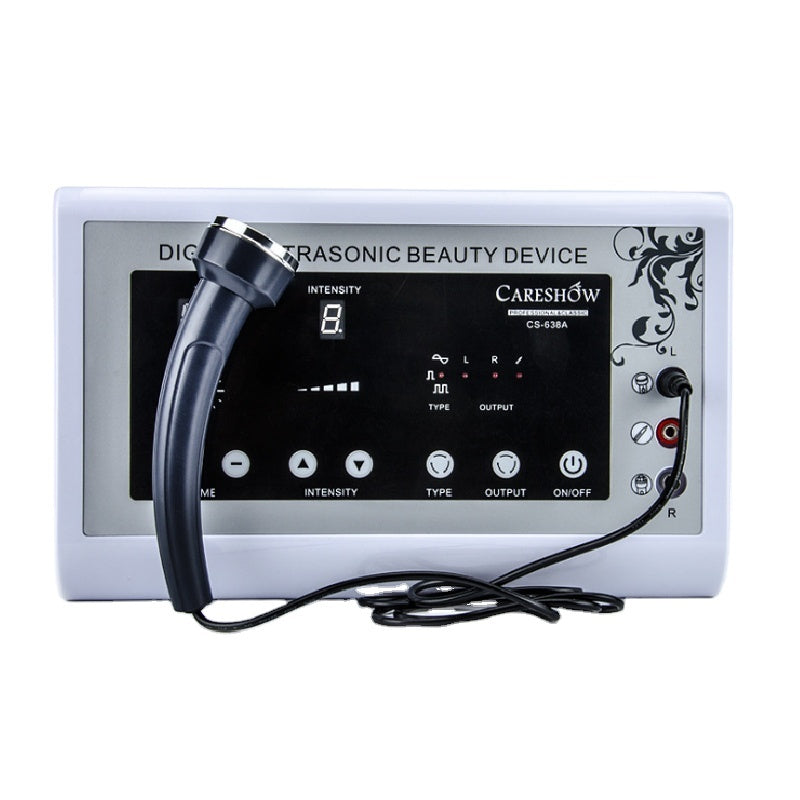 High Frequency Vibration Device 3-in-1 Multifunction Ultrasonic Desktop Metal Beauty Equipment for Wrinkle and Spot Remo