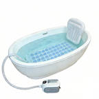 Bathtub Bubble Machine with Adjustable Bubble Settings, Air Jet Massage Mat & Remote Control for Home & SPA Bath