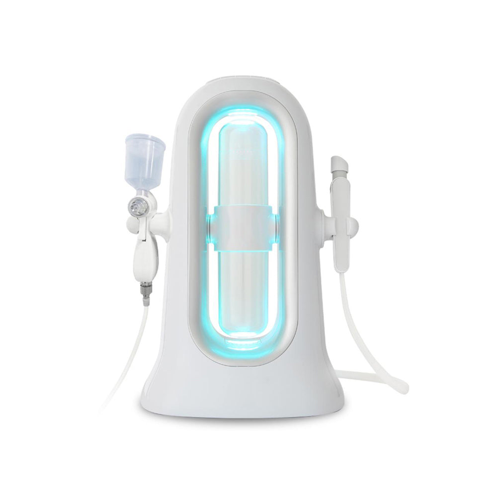 Mini Small Bubble Deep Cleaning Beauty Instrument 2 in 1 Oxygen Dermabrasion Blackhead Removal Facial Machine
