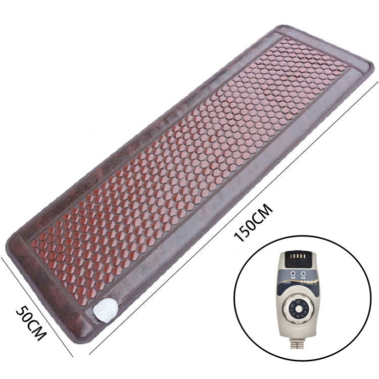 In Stock 50x150cm Infrared Heating Pad Natural Jade Tourmaline Therapy Massage Mattress for Relief Pain & Relieve Fatigu