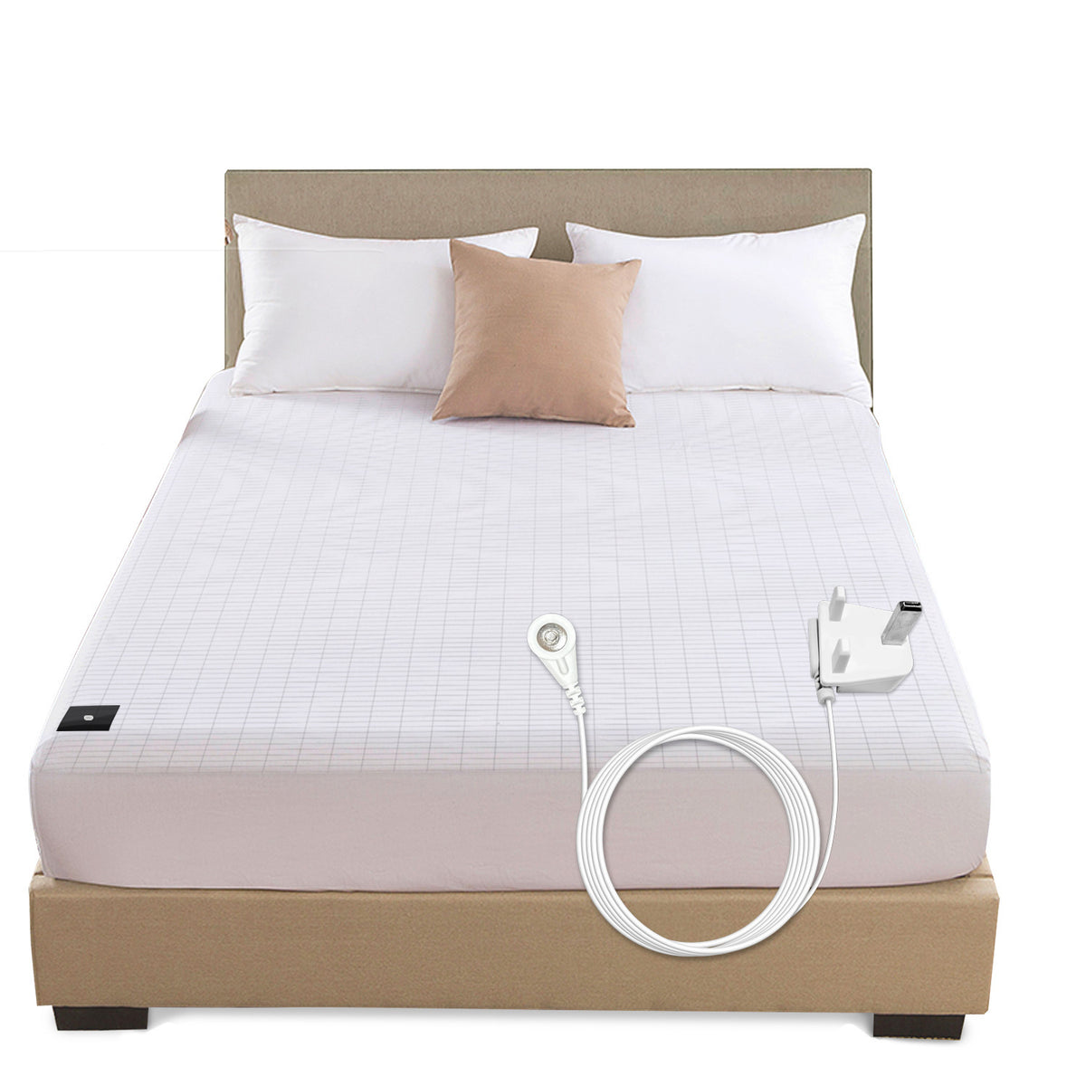 King Size Earthing Sheet 203 X 193 cm Multi-Scene Grounding Connection Sheet for Better Sleep & Perfect for Home,Travel