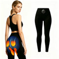 Long Legging Toning Yoga Sculpting Pants 7 Massage Modes Yoga Massage Shorts for Body Toning Train Hip & Pelvic