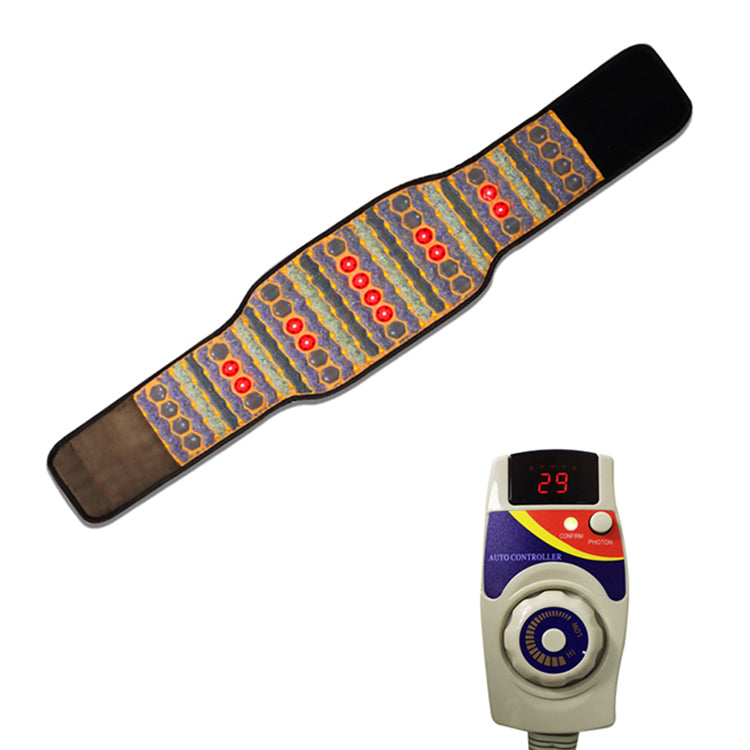 Natural Crystal Infrared Heating Belt Thermostatic with 86-158F Temperature Range for Waist and Abdominal Therapy
