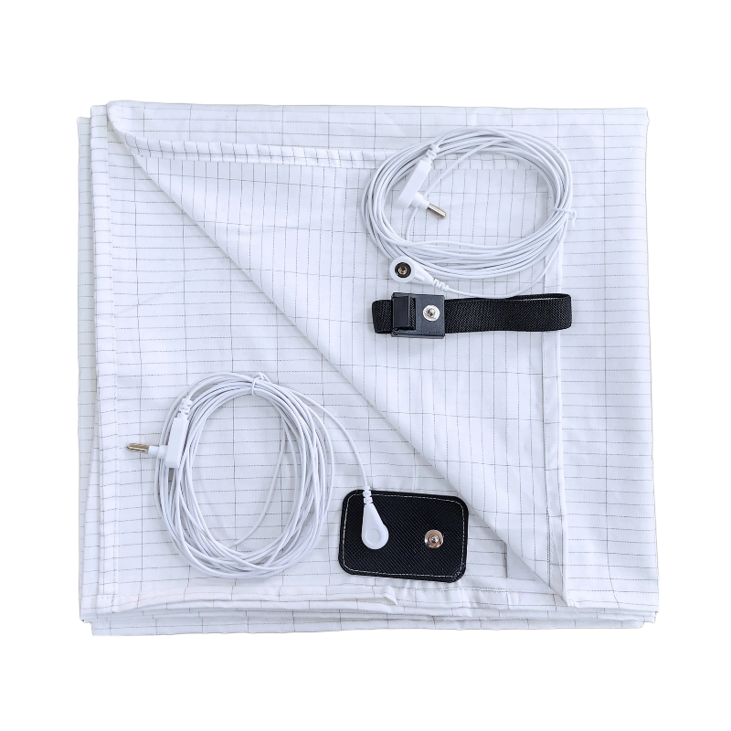 Natural Therapy Grounding Bed Sheet with Silver Fiber for Body Pain Relief and Earthing Massage